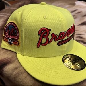 Atlanta Braves New Era 7 1/2 Eblens Footwear Exclusive 40th Anni Patch